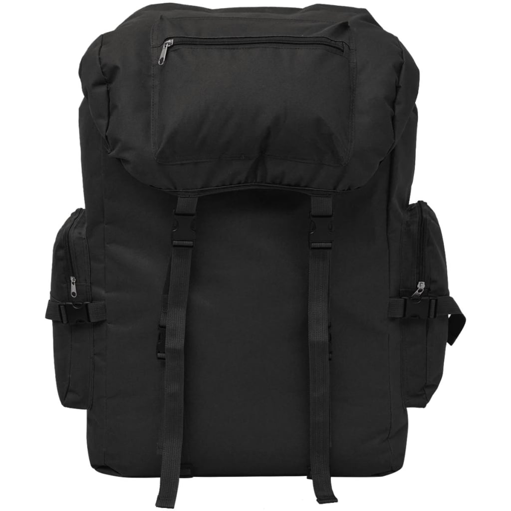 Ryggsekk Militærstil 65 L Svart