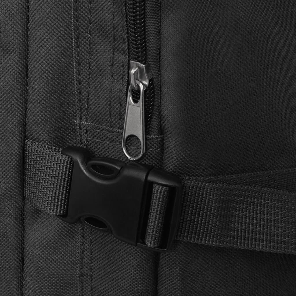 Ryggsekk Militærstil 65 L Svart