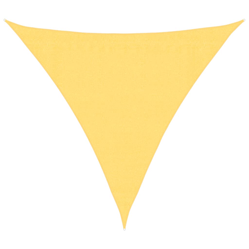 Solseil Seil HDPE Trekant 3,6x3,6x3,6 m Beige
