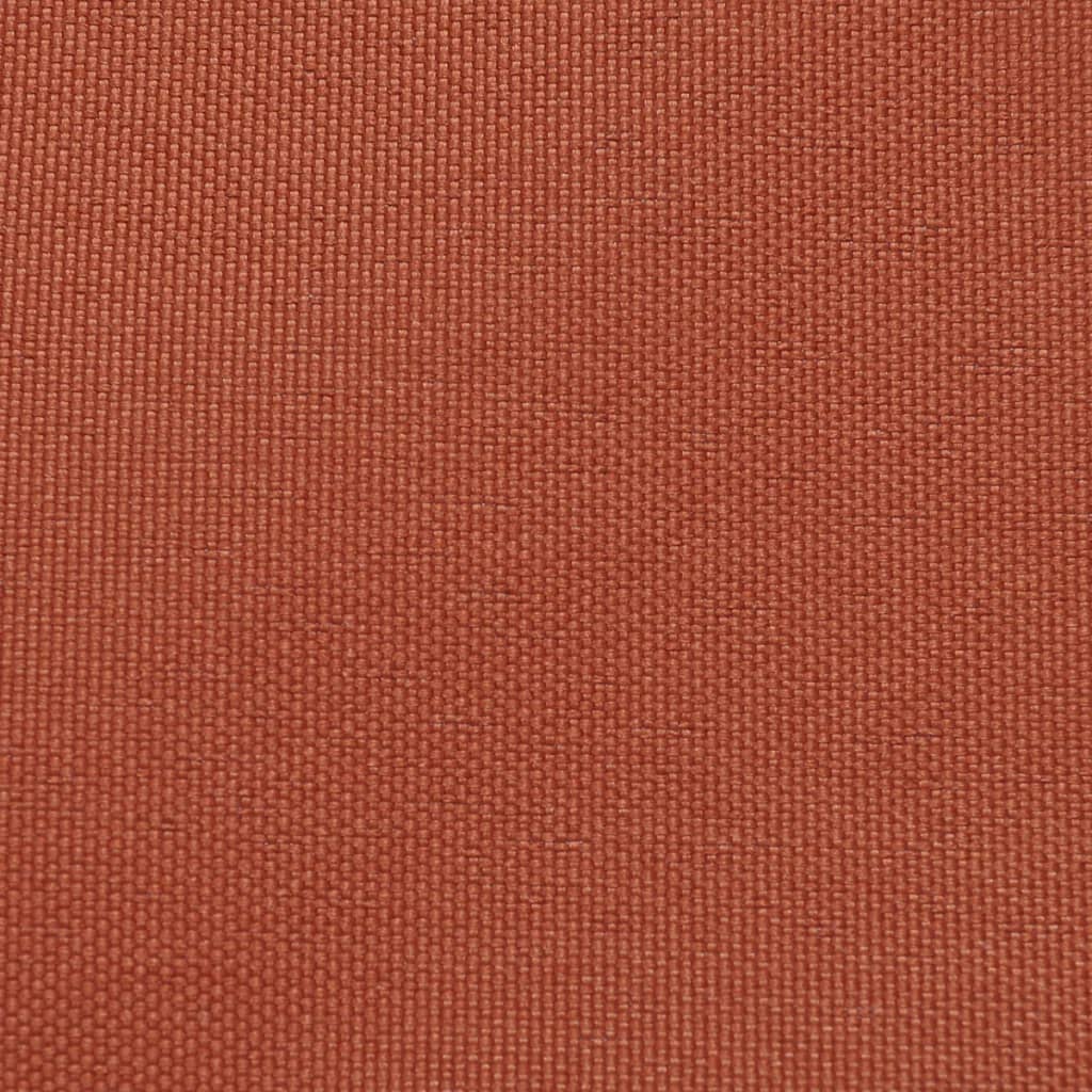 Balkongskjerm oxfordstoff 90x600 cm terrakotta