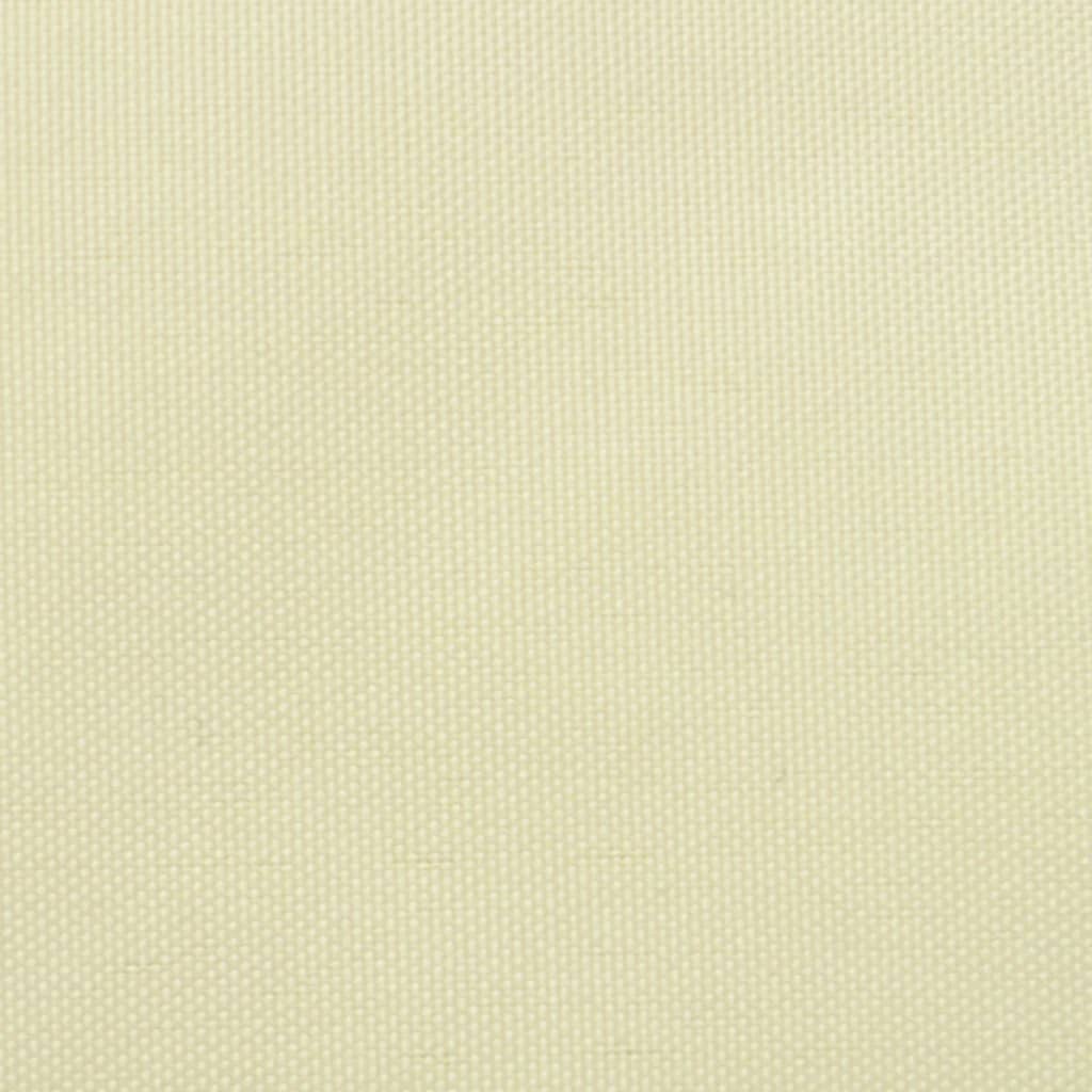 Balkongskjerm Oxfordstoff 90x400 cm Kremhvit