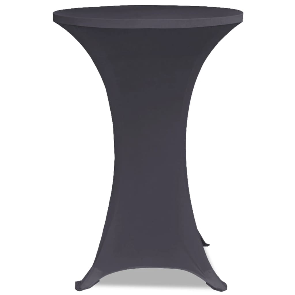 Elastisk Bordduk 2 stk 70 cm Antrasitt