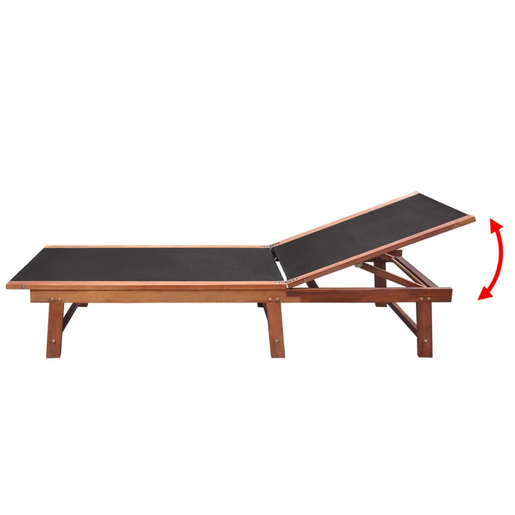 Solsenger 2 stk med bord heltre akasie og textilene
