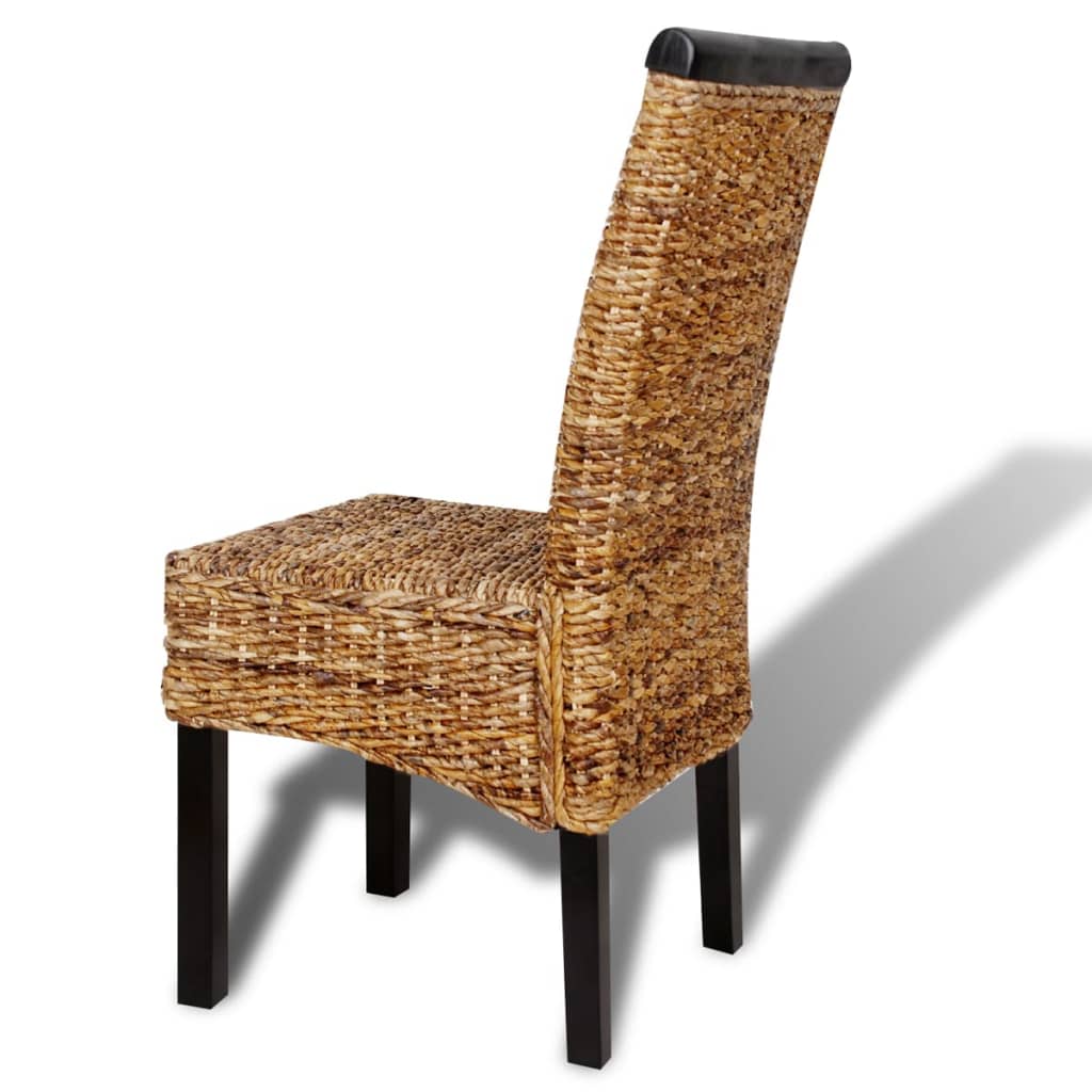 Spisestoler 2 stk abaca og heltre mango
