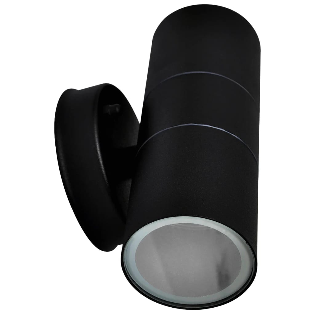 Utendørs vegglampe 2 stk rustfritt stål opp/ned