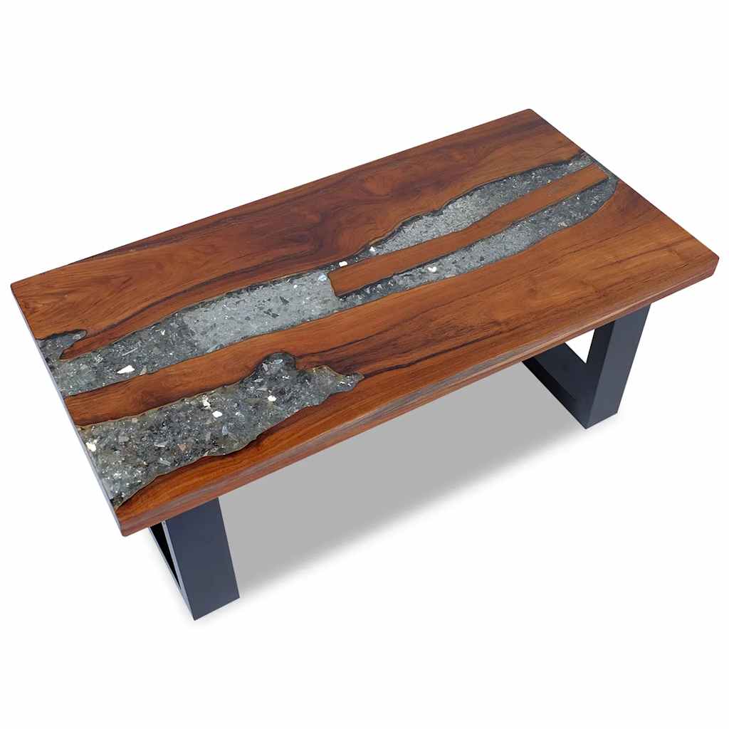 Salongbord Teak Harpiks 100x50 cm