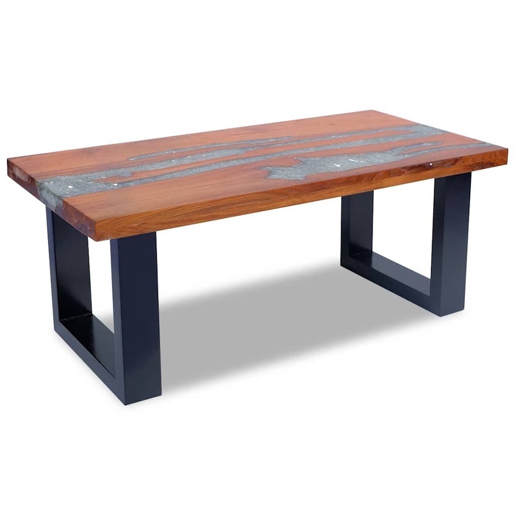 Salongbord Teak Harpiks 100x50 cm