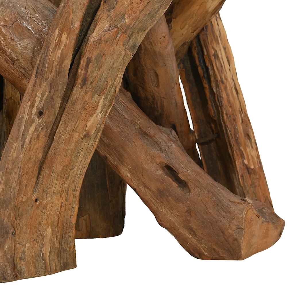 Salongbord heltre teak drivved 60 cm vidaXL