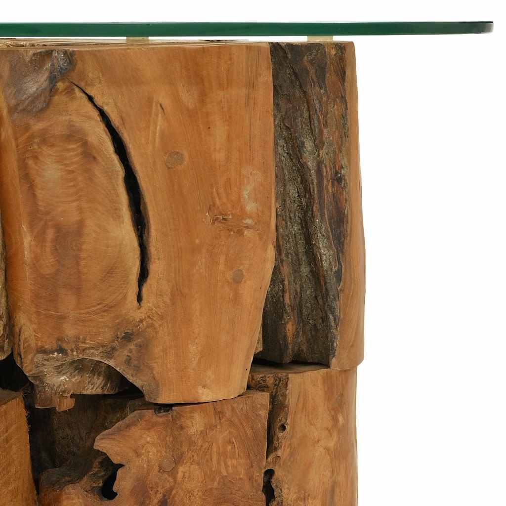 Salongbord heltre teak drivved 60 cm