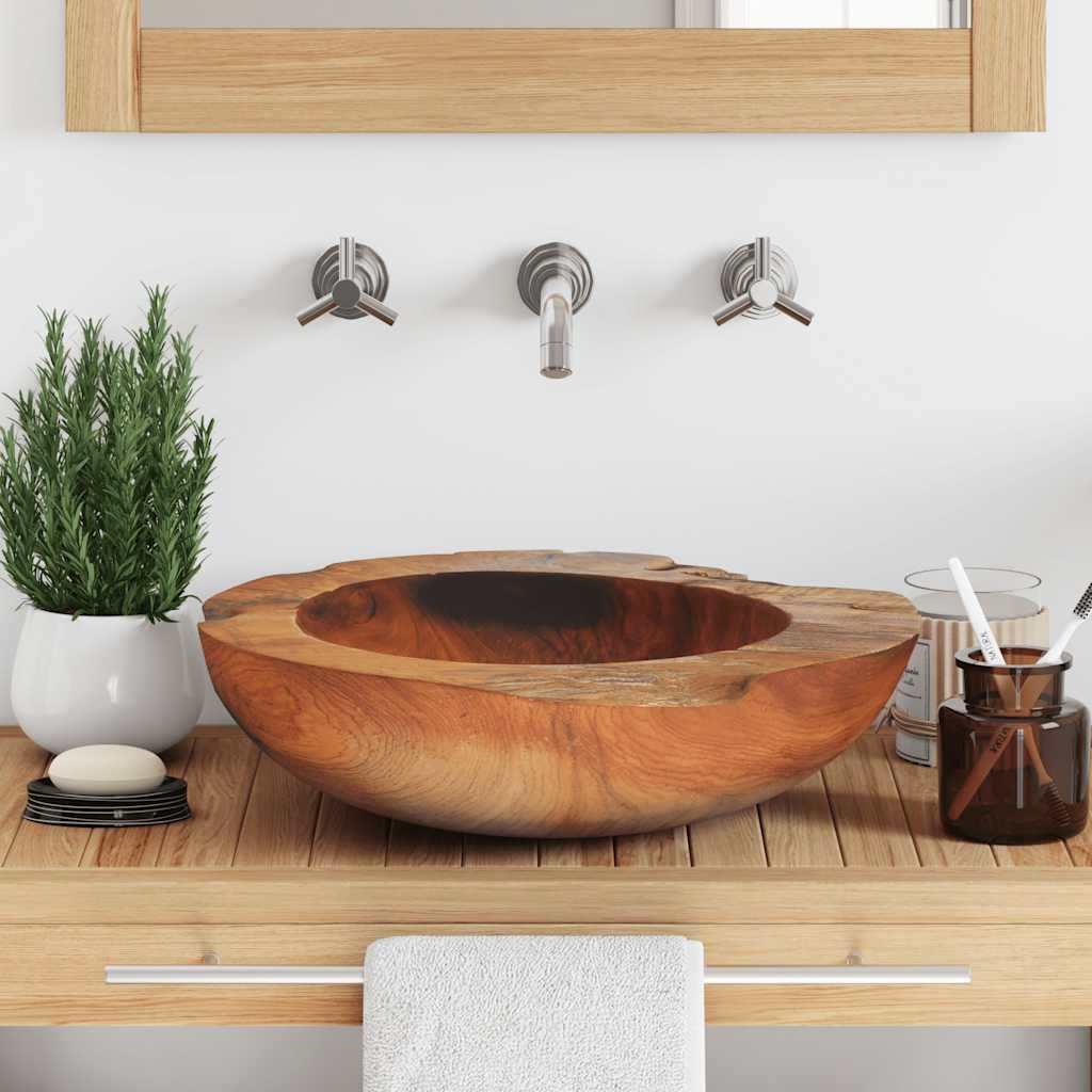 Servant heltre teak 45 cm