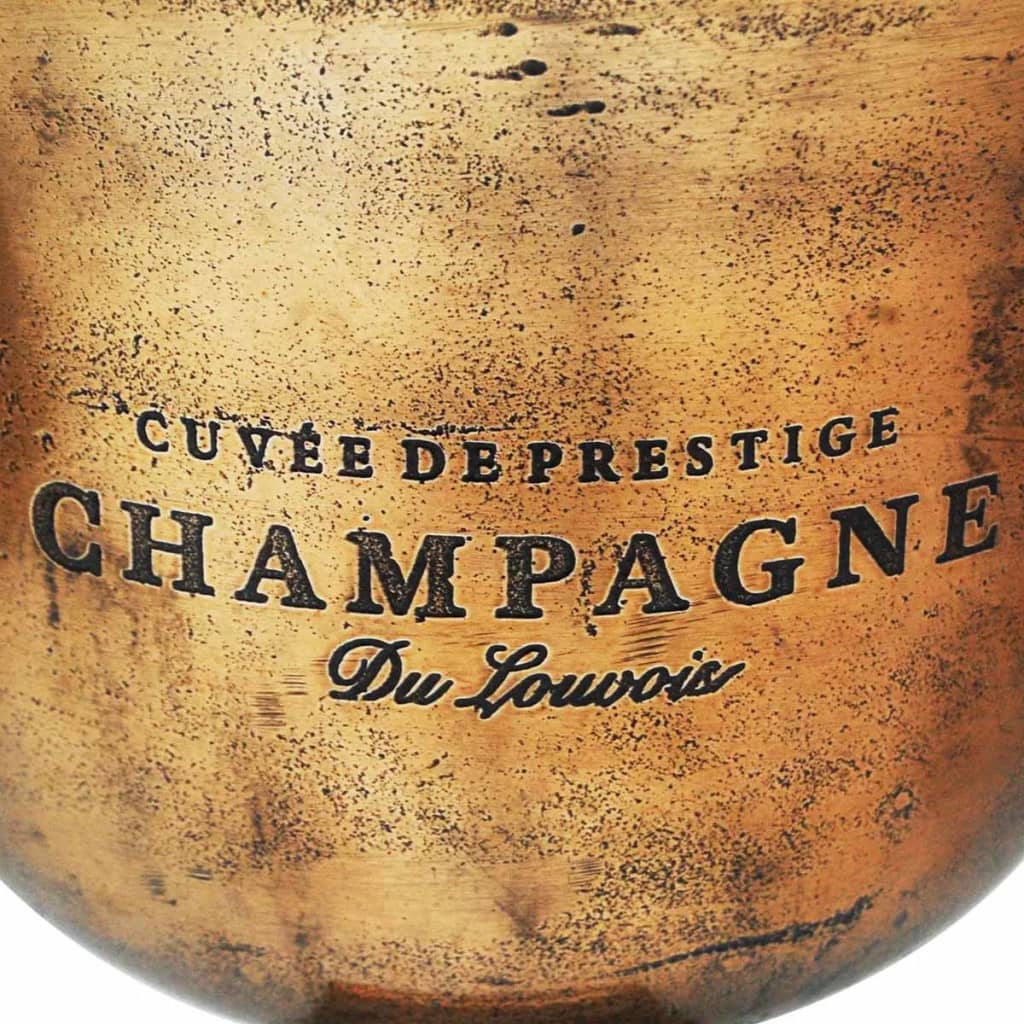 Pokalformet Champagnekjøler kobberbrun