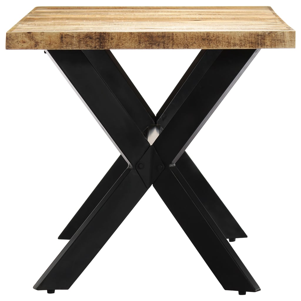 Spisebord 160x80x75 cm grov heltre mango