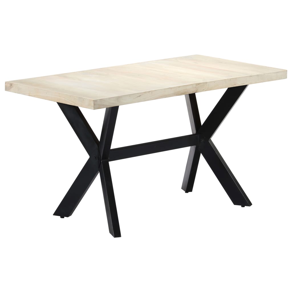 Spisebord 140x70x75 cm bleket heltre mango
