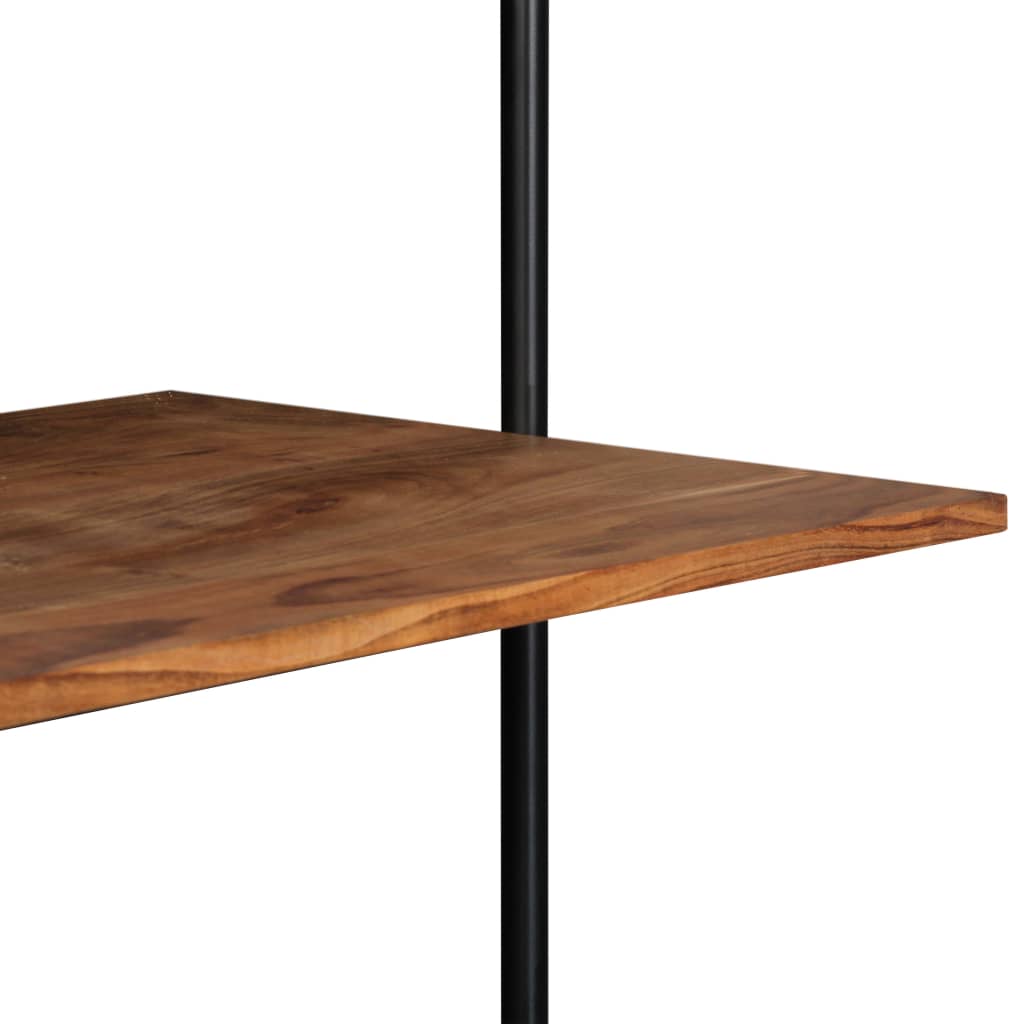 Vegghengt skrivebord 90x40x170 cm heltre akasie