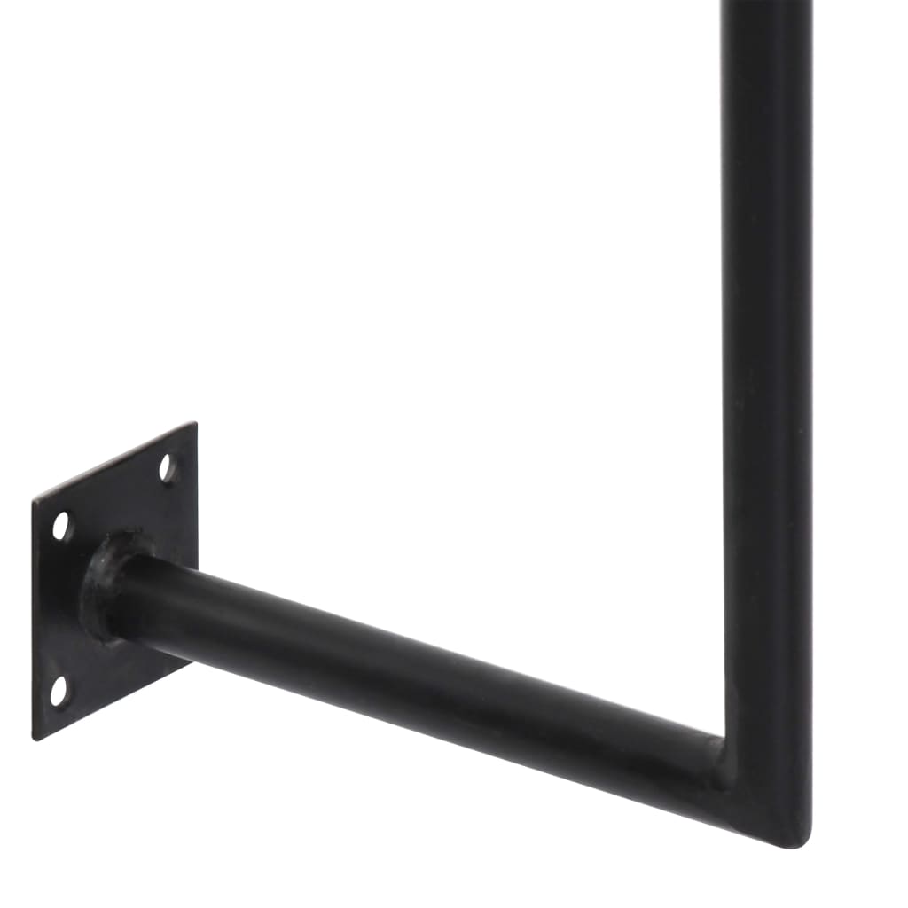 Vegghengt skrivebord 90x40x170 cm heltre akasie