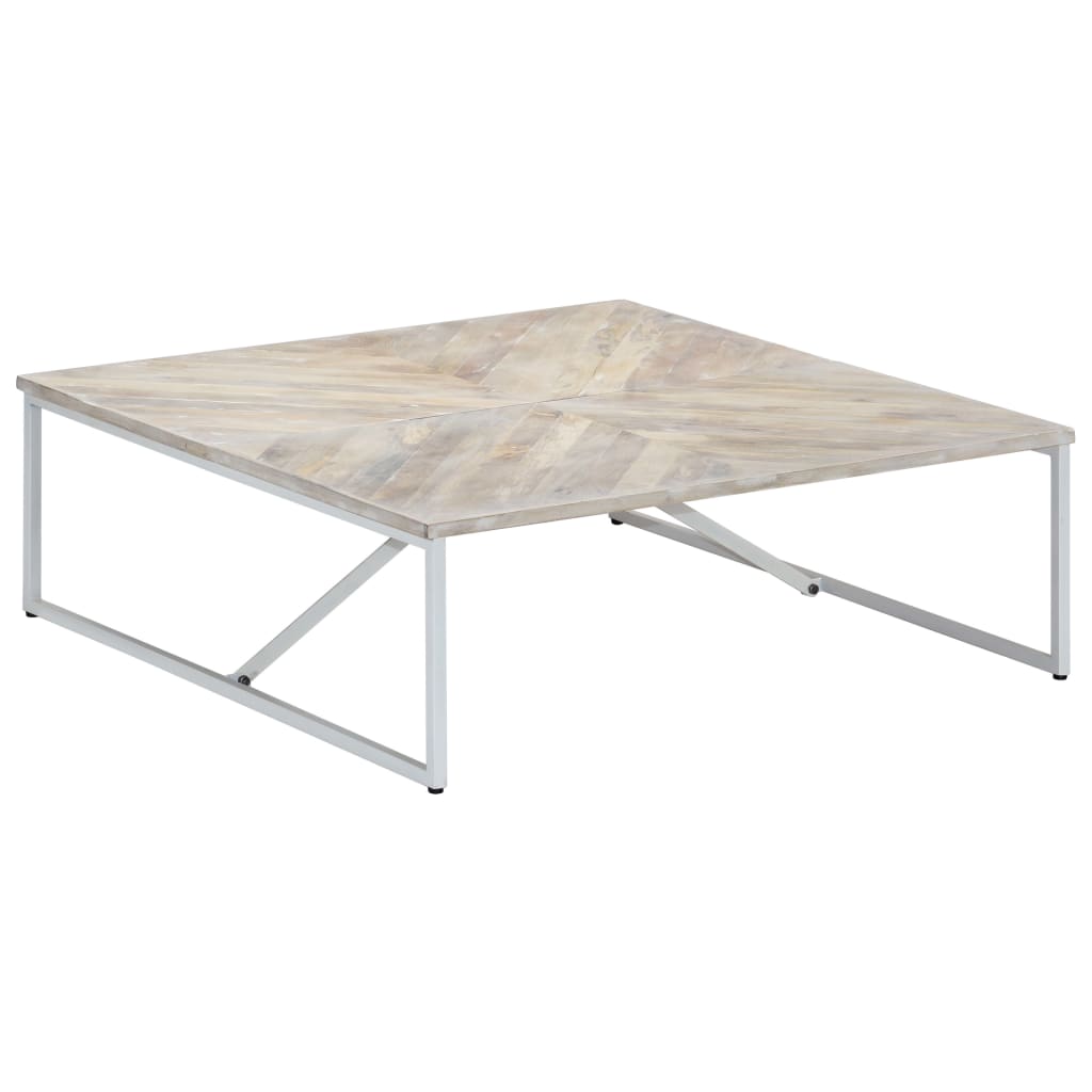 Salongbord 110x110x36 cm heltre mango