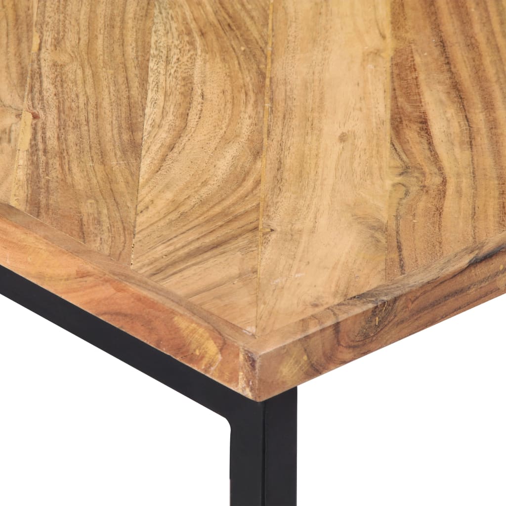 Salongbord 110x110x36 cm heltre akasie