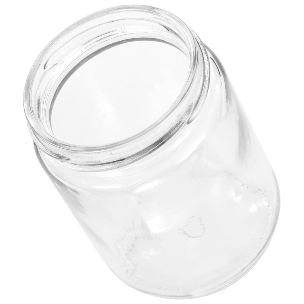 Syltetøyglass med gult lokk 96 stk 230 ml