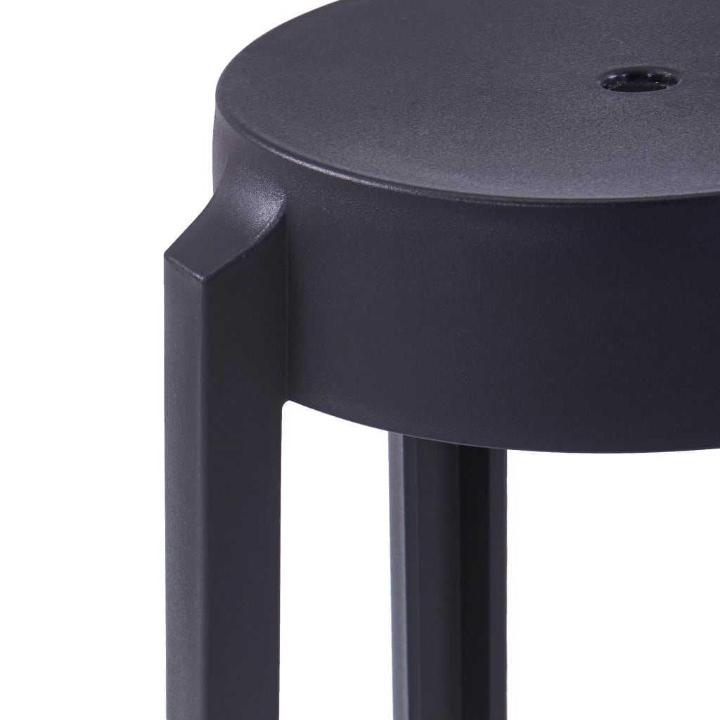 Stablekrakker 4 stk svart plast vidaXL