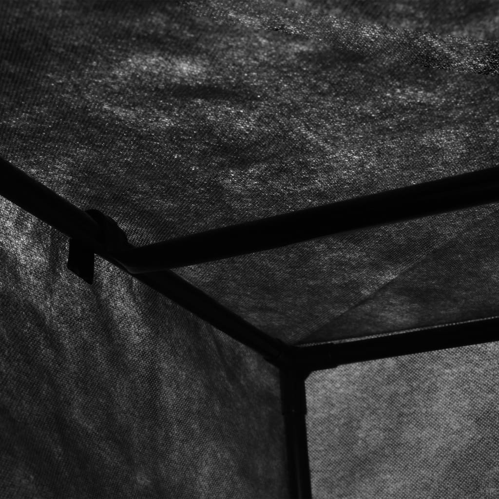 Garderobeskap 2 stk svart 75x50x160 cm