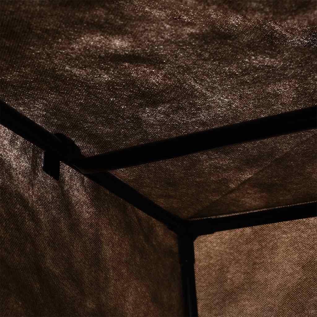 Garderobeskap 2 stk brun 75x50x160 cm