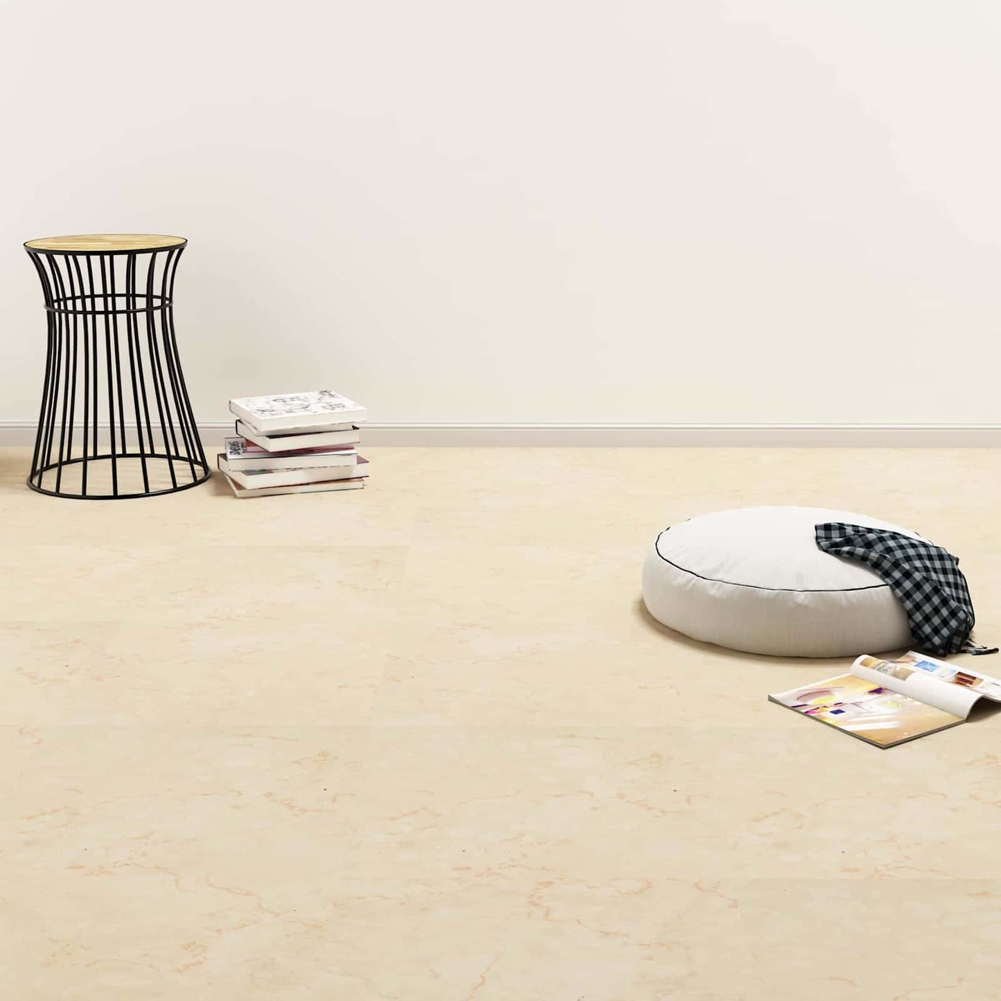Gulvplanker 5,11 m² 55 pcs PVC Mørk Beige
