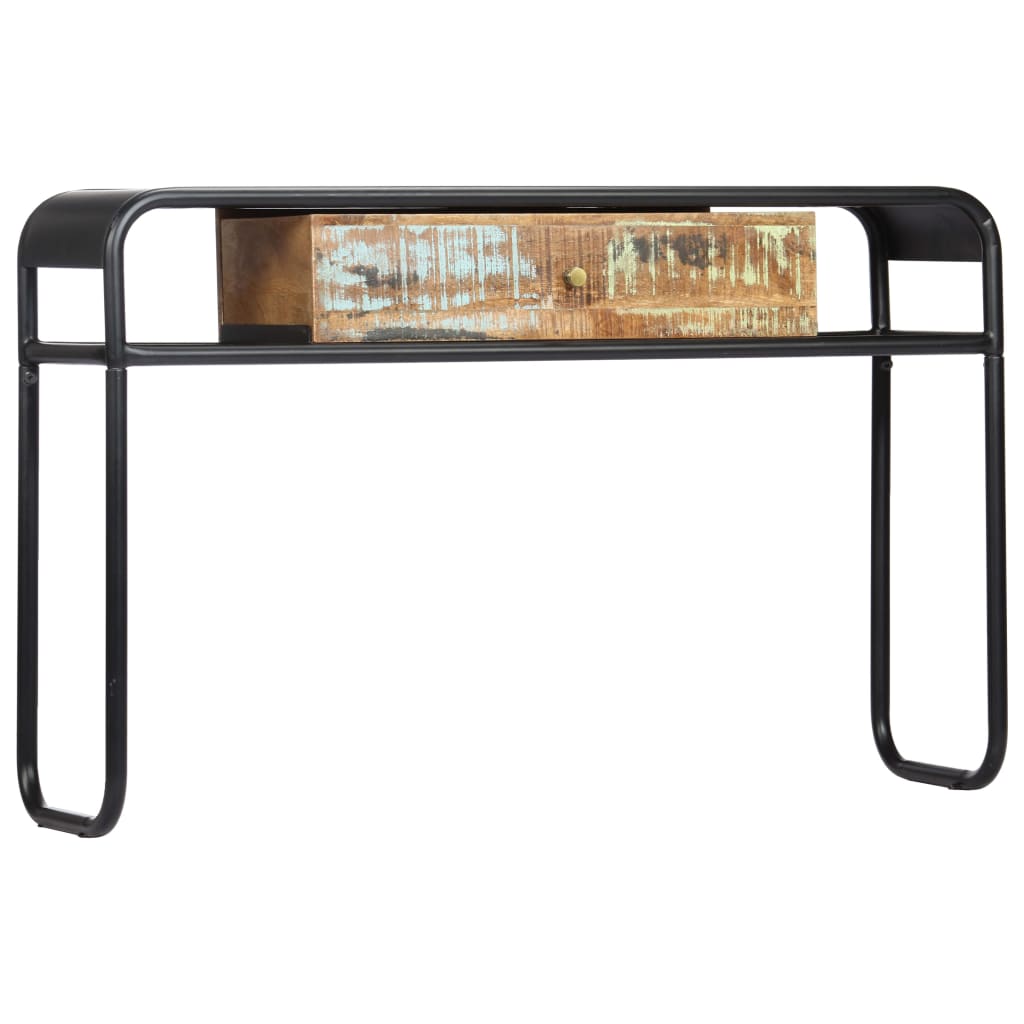 Konsollbord 118x30x75 cm gjenvunnet heltre vidaXL