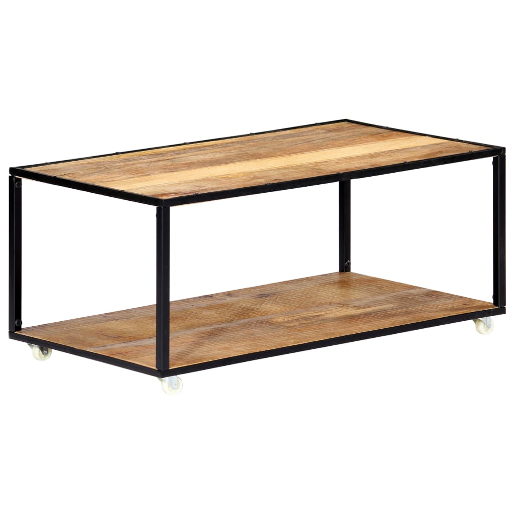 Salongbord 90x50x40 cm gjenvunnet heltre