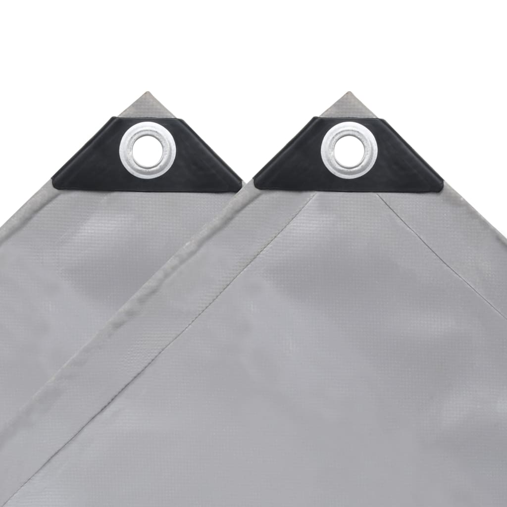 Presenning 650 g/m² grå 2,5x3,5 m