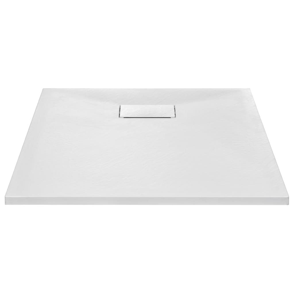 Dusjbrett SMC hvit 90x70 cm
