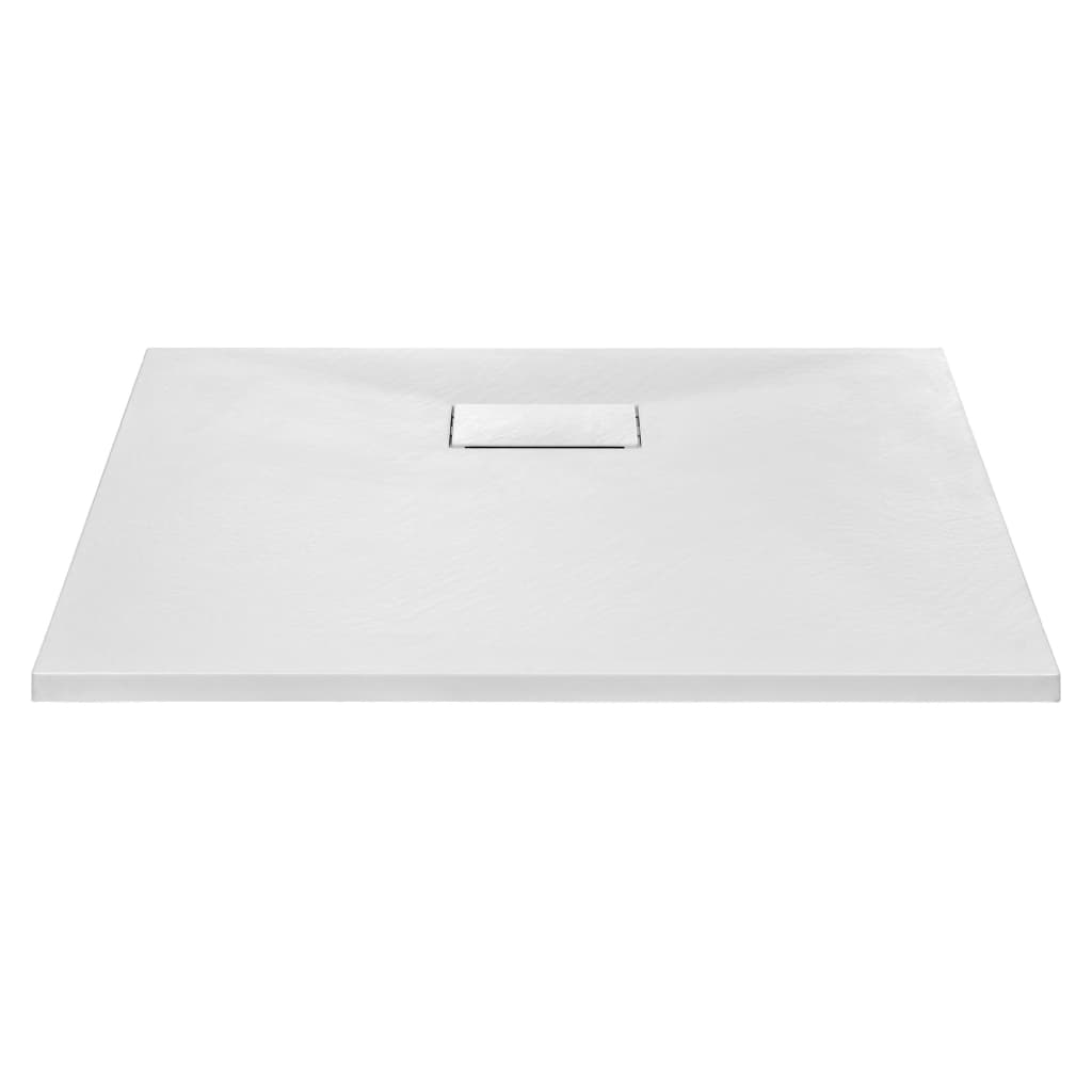 Dusjbrett SMC hvit 90x80 cm