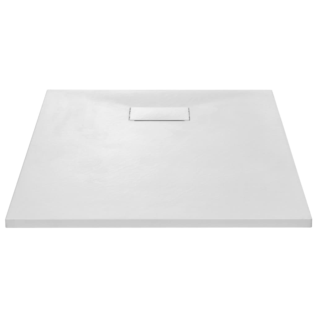 Dusjbrett SMC hvit 100x80 cm