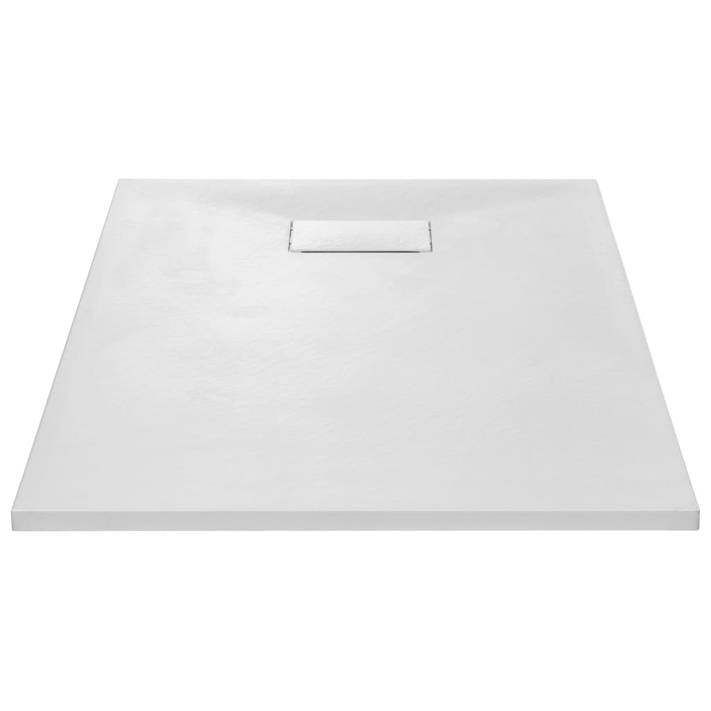 Dusjbrett SMC hvit 120x70 cm