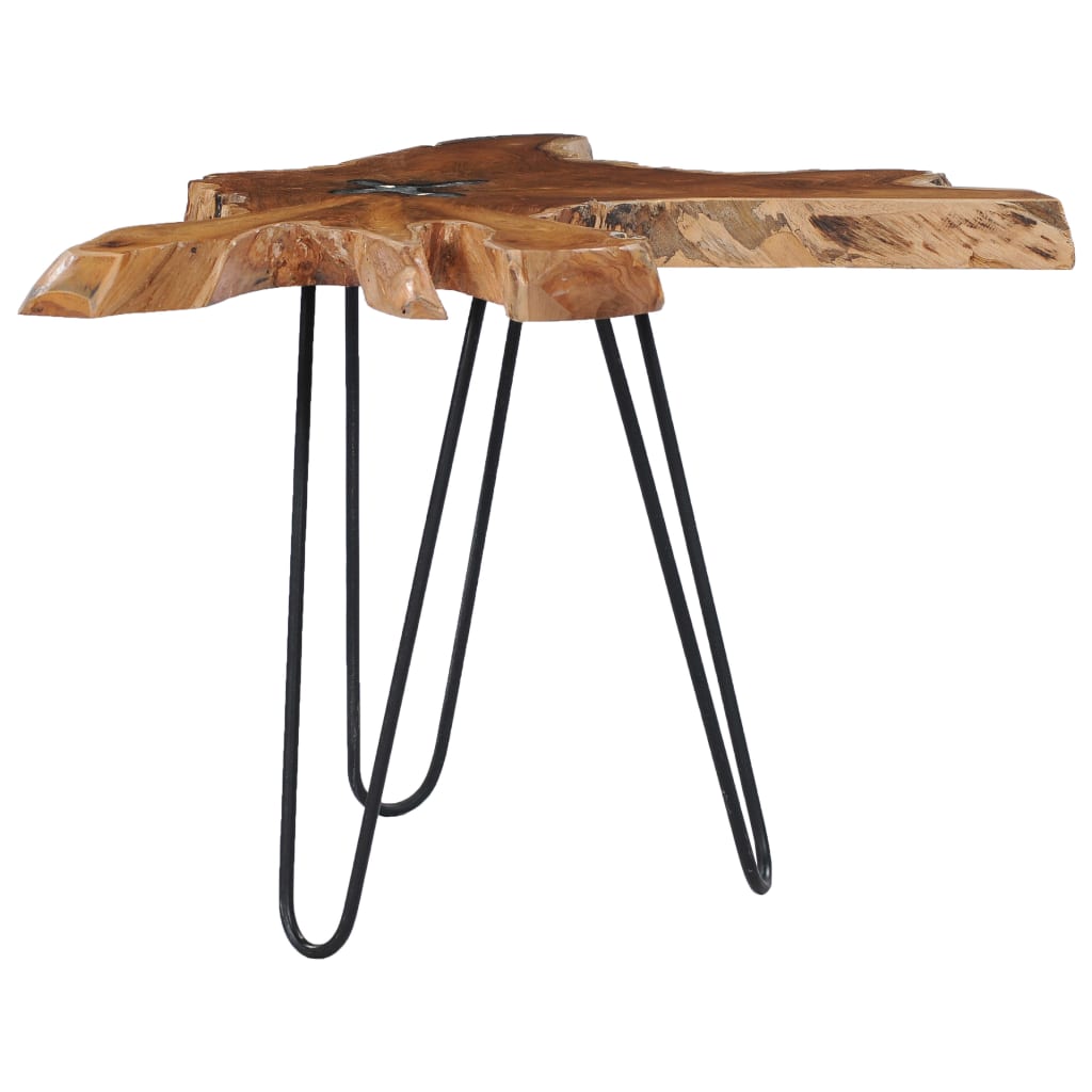 Salongbord 70x45 cm heltre teak og polyresin