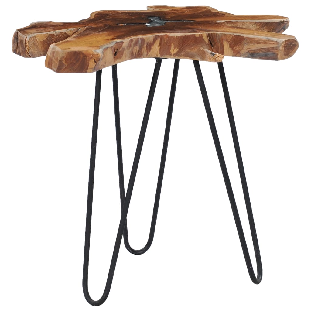 Salongbord 70x45 cm heltre teak og polyresin