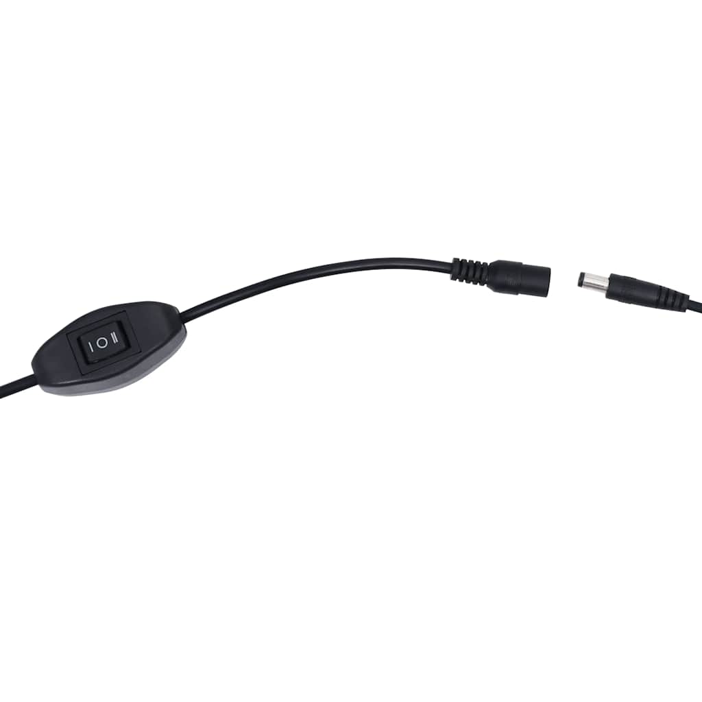 Akvarium LED-lys med klemmer 90-105 cm blå og hvit vidaXL