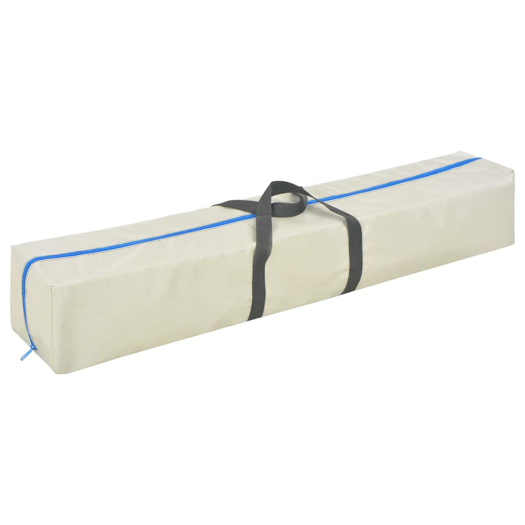 Oppblåsbar gymnastikkmatte med pumpe 700x100x10 cm PVC rosa