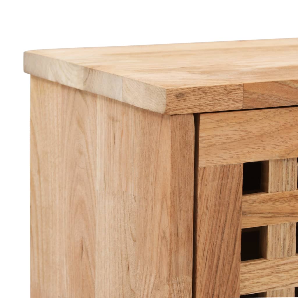 Skobenk 94x20x38 cm heltre valnøtt