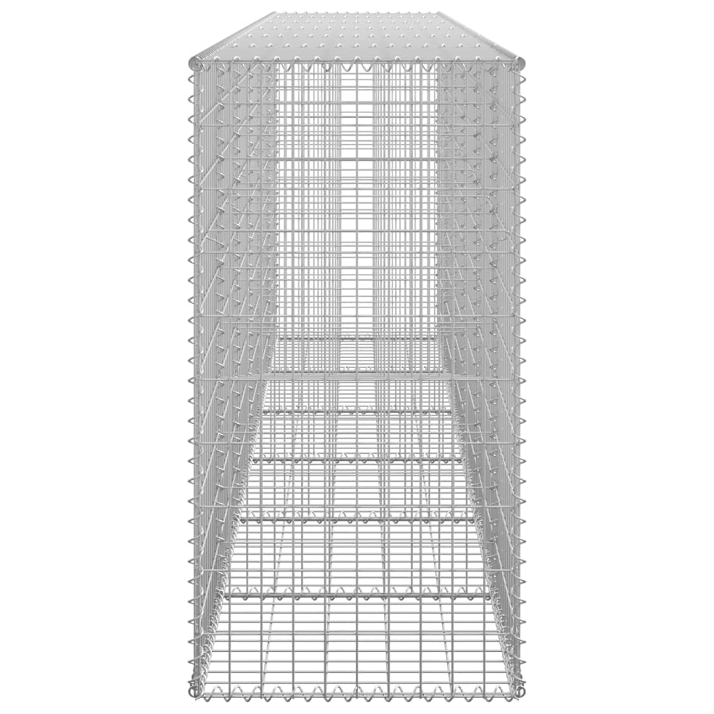 Gabion med topp- og bunnlokk galvanisert stål 300x50x100 cm
