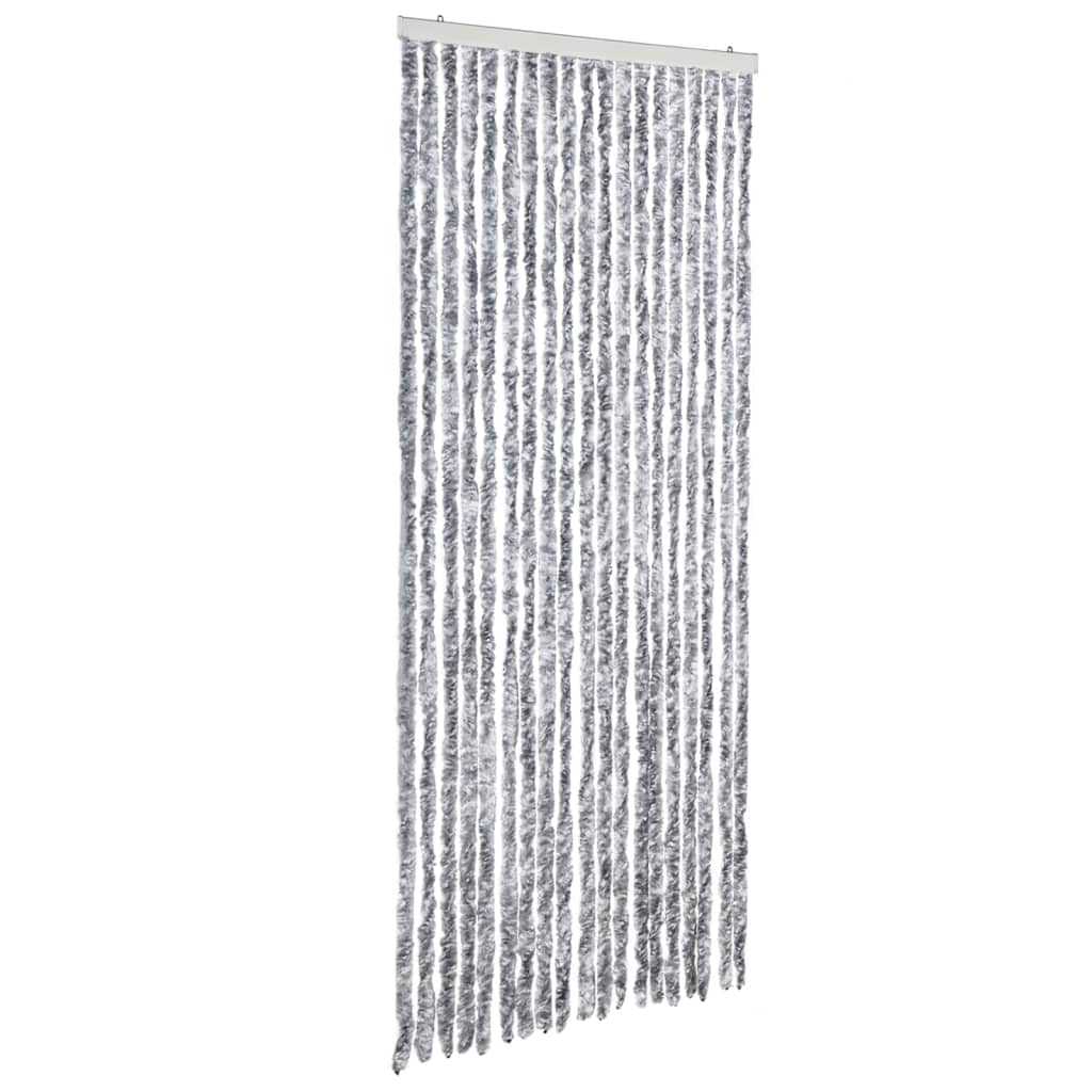 Insektgardin 56x185 cm hvit og grå