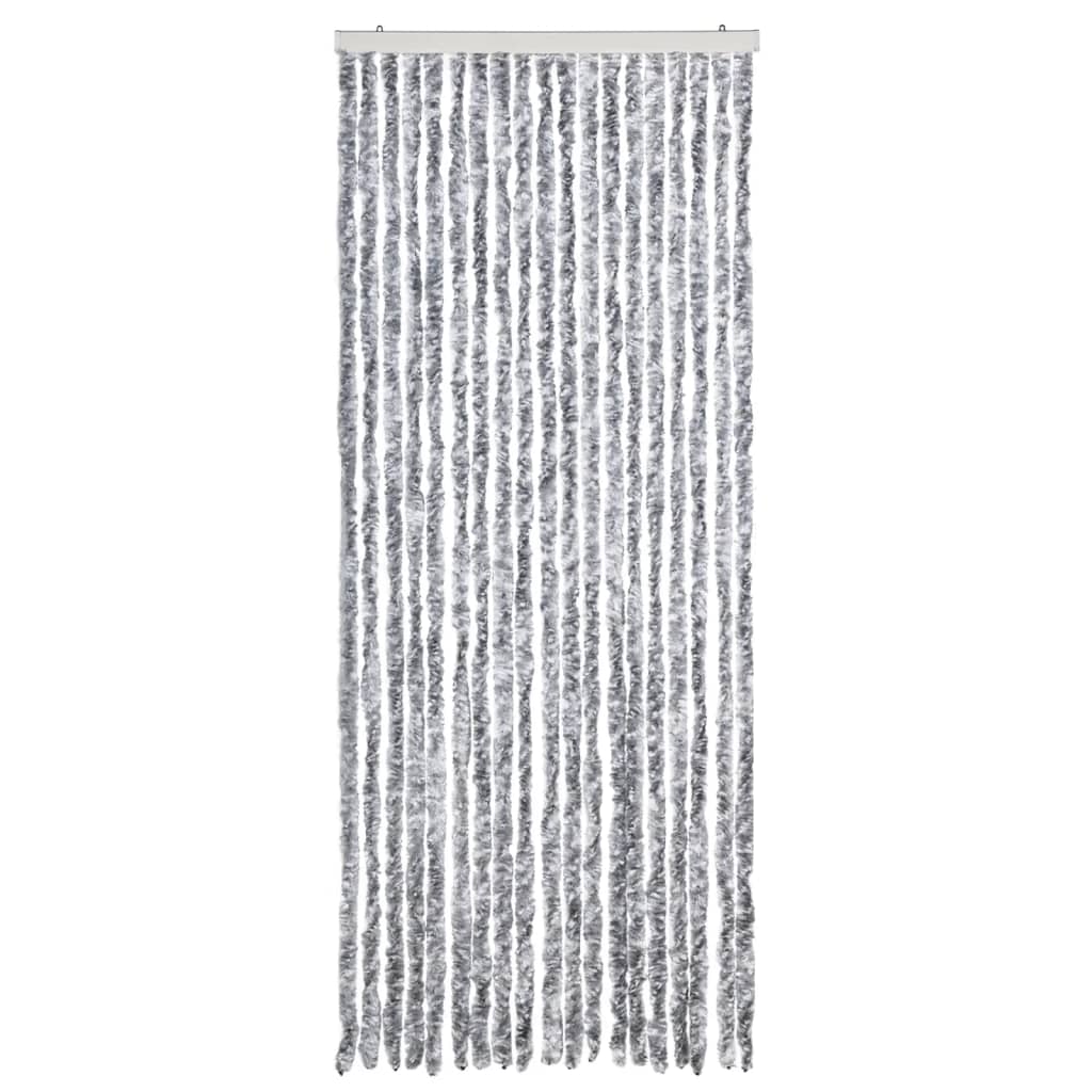 Insektgardin 56x185 cm hvit og grå