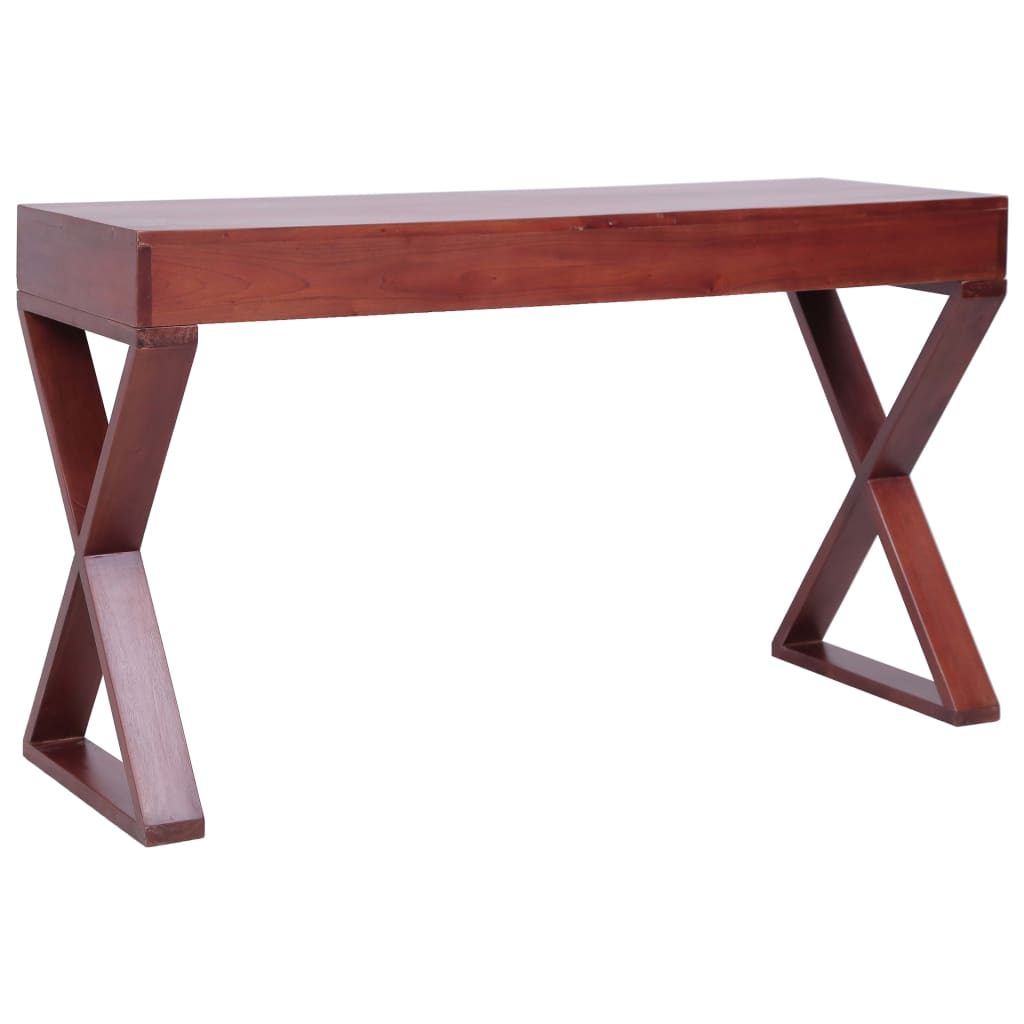 Databord brun 132x47x77 cm heltre mahogni