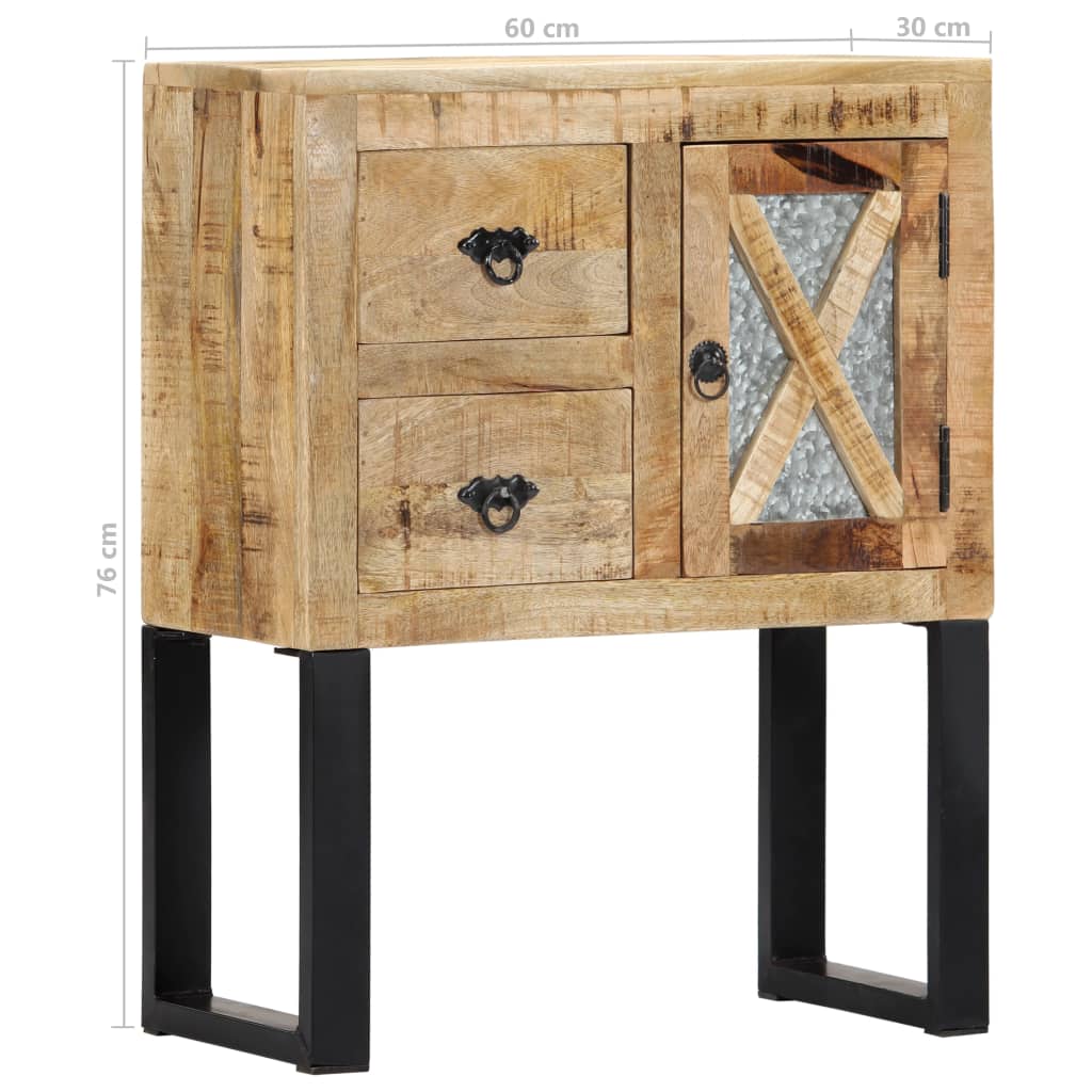 Skjenk 60x30x76 cm heltre mango