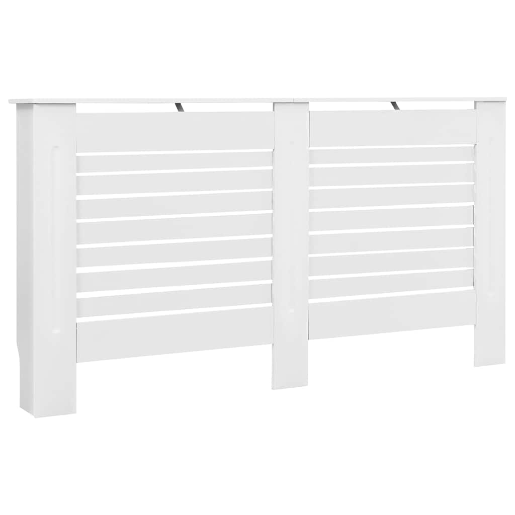 Radiatordeksel hvit 152x19x81,5 cm MDF vidaXL
