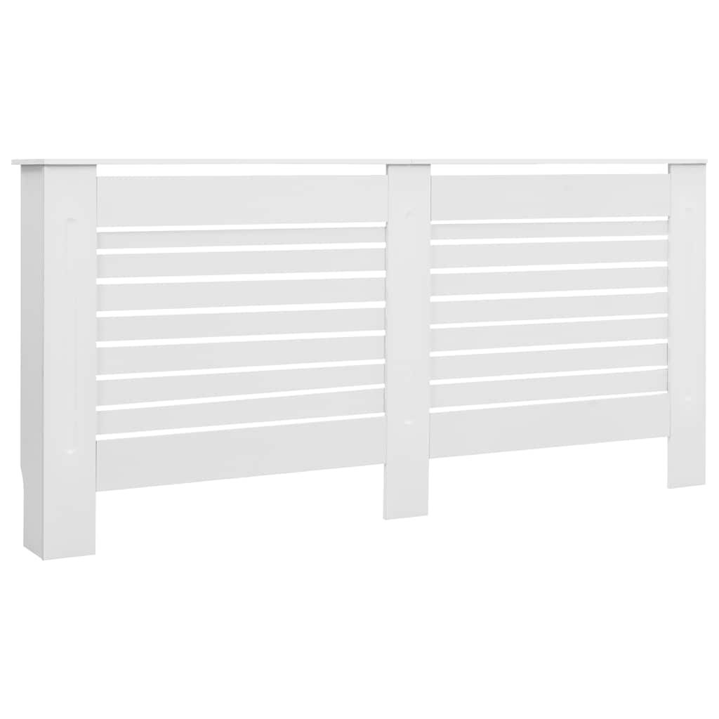 Radiatordeksel hvit 172x19x81,5 cm MDF