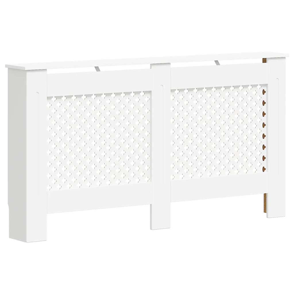 Radiatordeksel hvit 152x19x81,5 cm MDF vidaXL