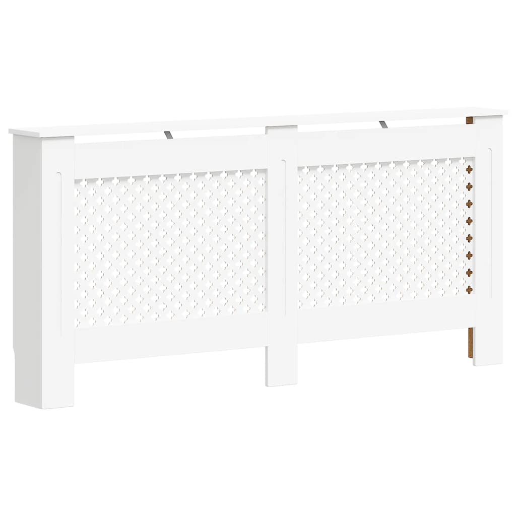 Radiatordeksel hvit 172x19x81,5 cm MDF vidaXL