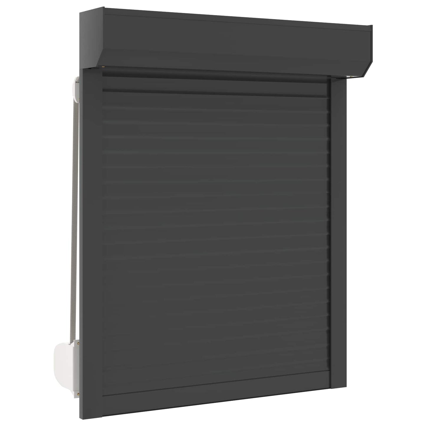 Rullegardin Antrasitt 80 x 100 cm Aluminium og Polyuretan