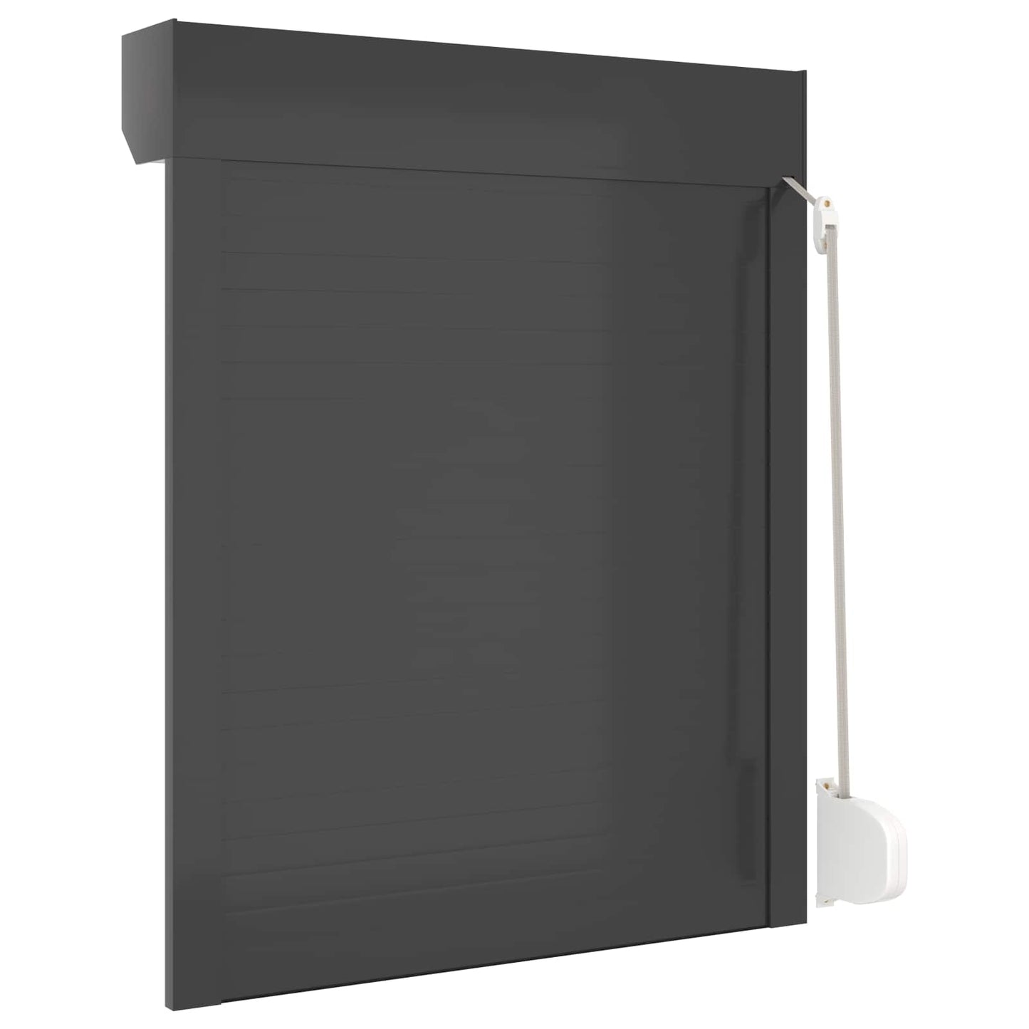 Rullegardin Antrasitt 80 x 100 cm Aluminium og Polyuretan