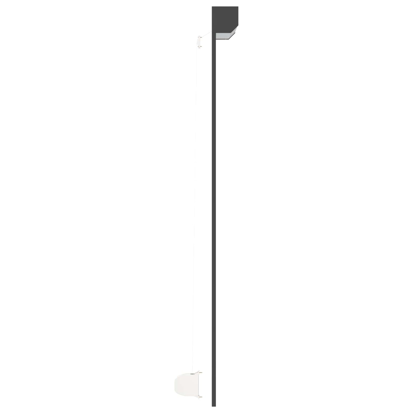 Rullegardin Antrasitt 100 x 210 cm Aluminium og Polyuretan